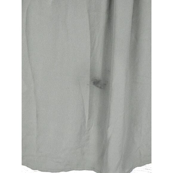 Cynthia Rowley Linen Sleeveless Blouse Olive Green Size Large - Picture 4 of 5